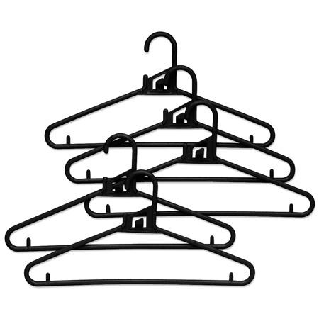 クイックハンガー 衣類ハンガー 連結 5本組 （ 洋服ハンガー