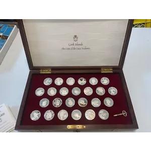 フランクリンミント 1988 クックアイランド 偉大な探検家のコイン - 25