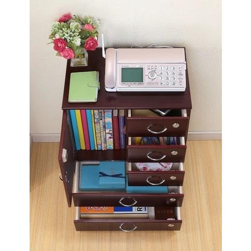 鍵付きチェスト 縦型 隠し扉 貴重品収納 マルチラック セキュリティ