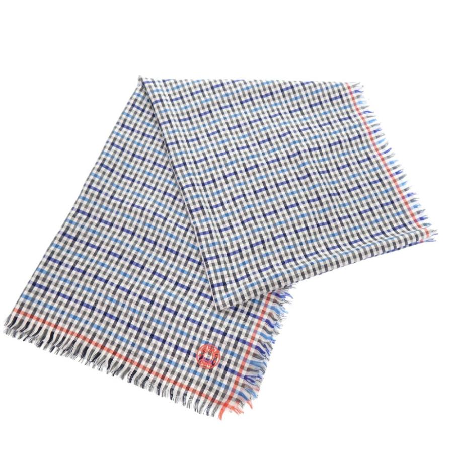 HERMES（エルメス） 未使用品 カシミヤ/絹 マルチカラー ギンガム