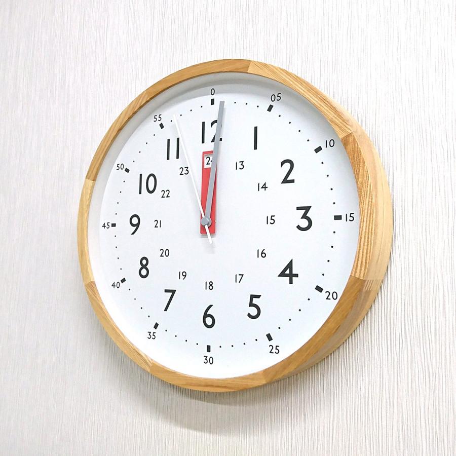 INTERFORM（インターフォルム） 壁掛け時計 電波 おしゃれ 知育時計