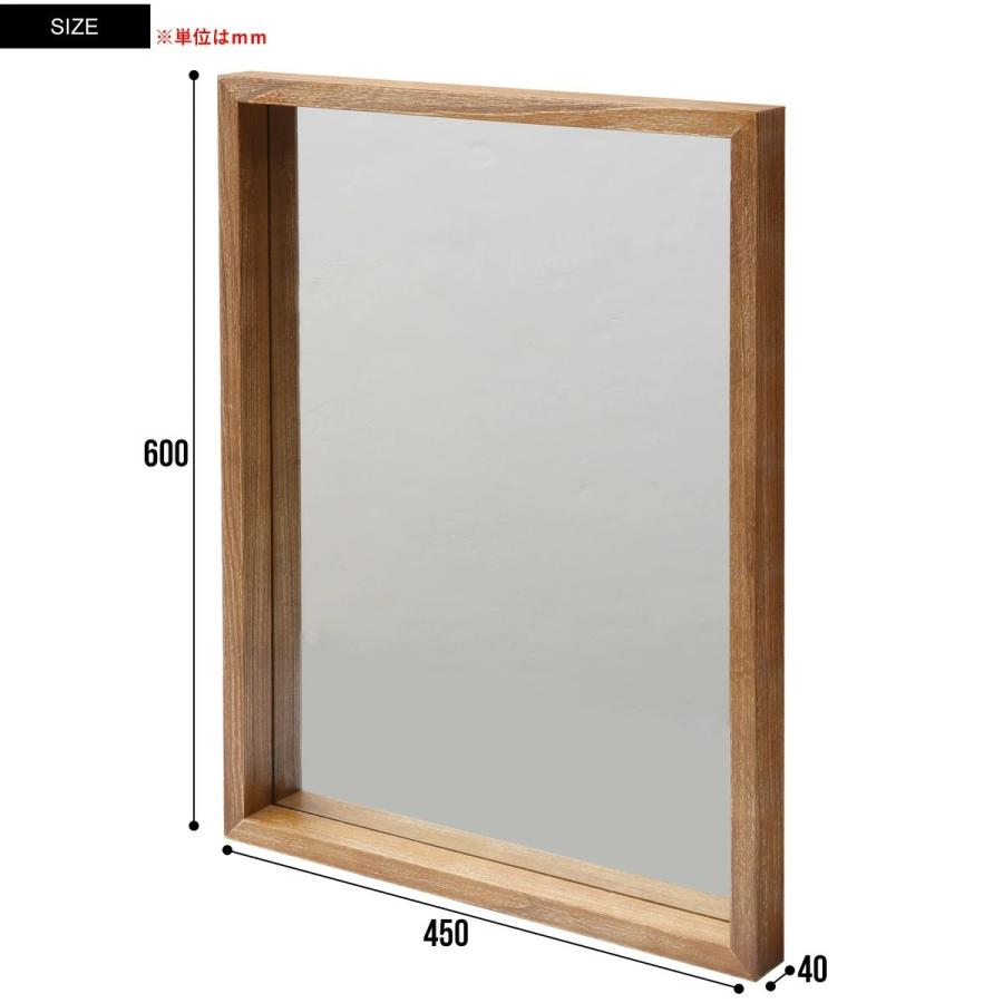 鏡 壁掛け ミラー 木製 おしゃれ 北欧 ウォールミラー アンティーク