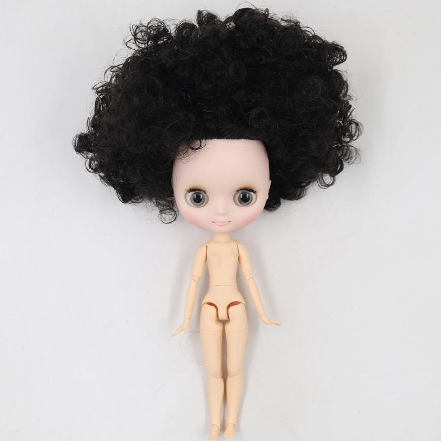 ミディ アイシードール アフロ 可動ボディ 1/8ドール カスタムドール