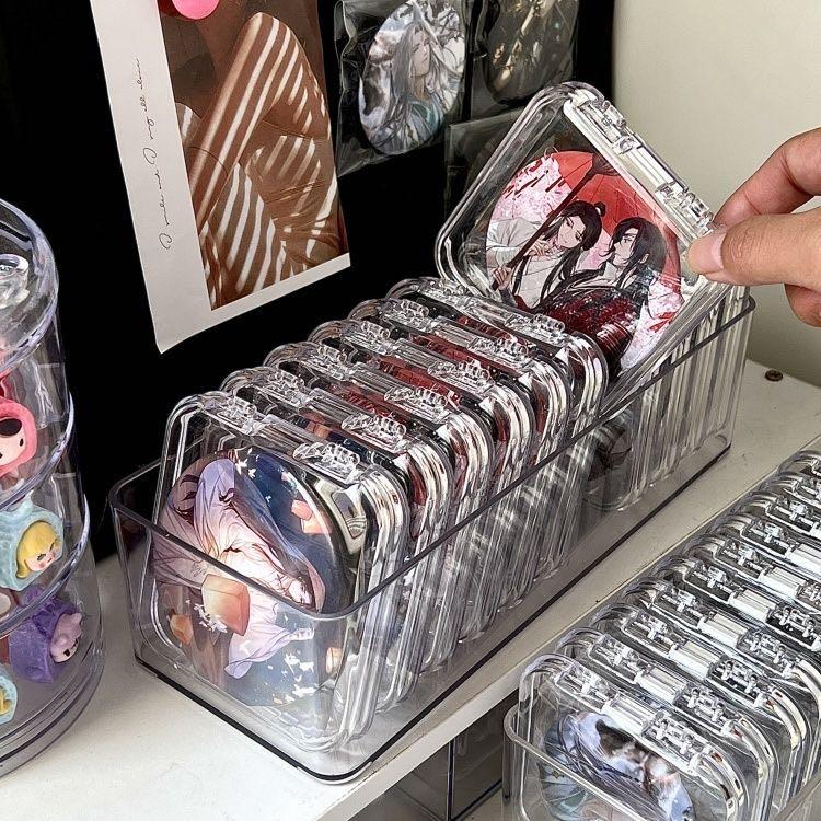 推し入れ 缶バッジケース セット バッヂ 缶バッジカバー スタンド 収納