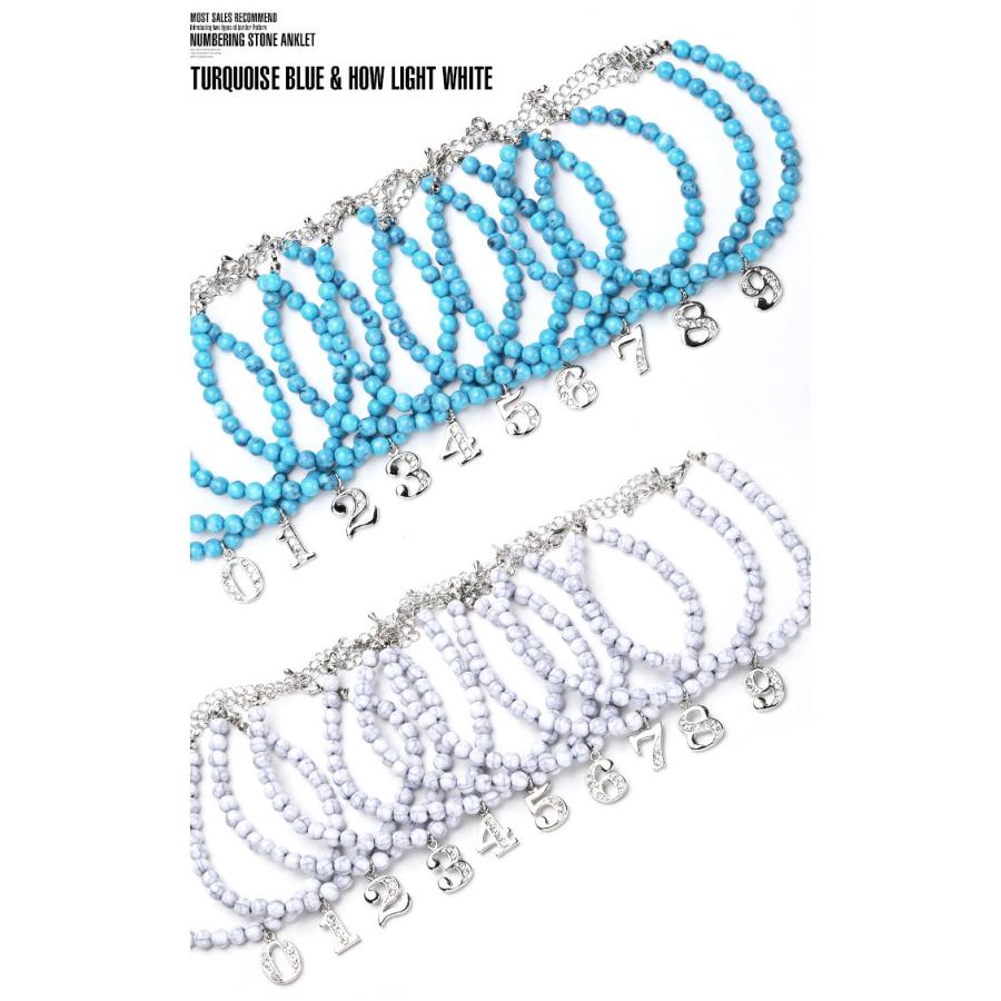 △メール便対象△ アンクレット メンズ アクセサリー ターコイズ