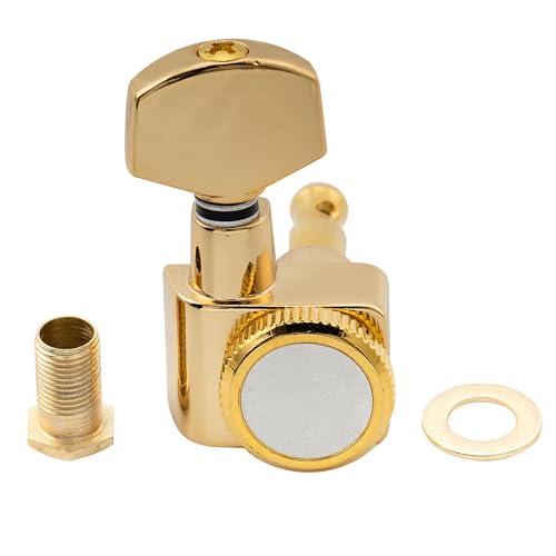 Musiclily Pro 6連 2ピンギターロックペグ Locking Tuners ストラト