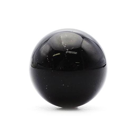 丸玉 黒水晶 (モリオン) 34〜35mm玉 ランク AAA 浄化 魔除け 天然石