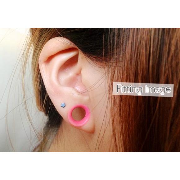 即日出荷】光る とにかく使いやすく 0G シリコン ボディピアス 柔らか