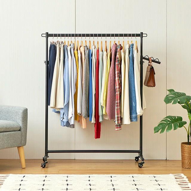 Luminous ハンガーラック 幅100 耐荷重 85kg 頑丈 洋服掛け 衣類収納