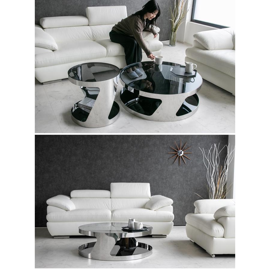 テーブル ガラステーブル センターテーブル ローテーブル 丸 おしゃれ