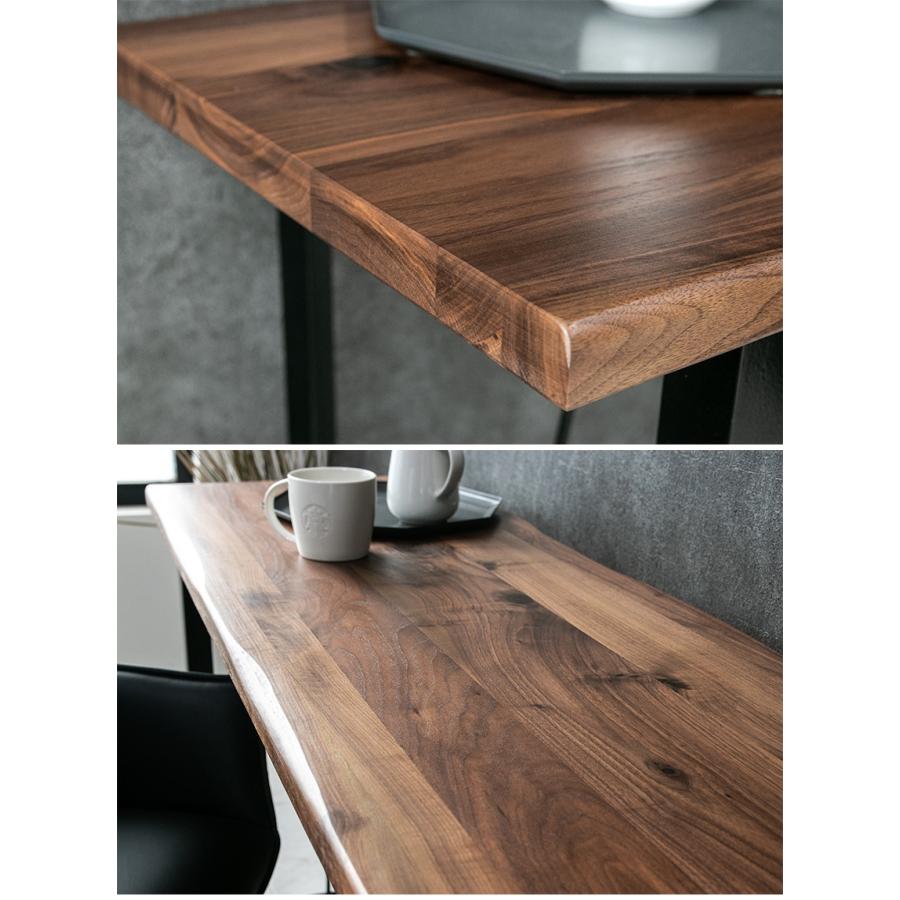 デスク 無垢 ウォールナット オーク バーチ 机 書斎机 パソコンデスク