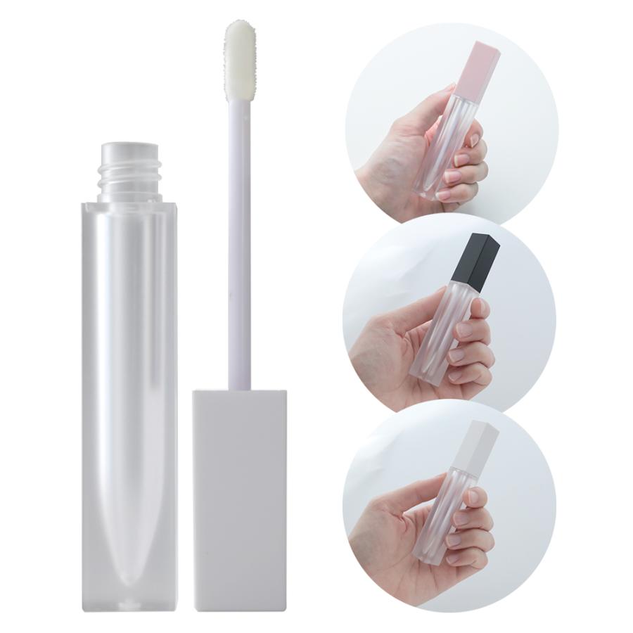 リップグロス容器・グロスチップ付／1個 7ml 透明 詰め替え 容器