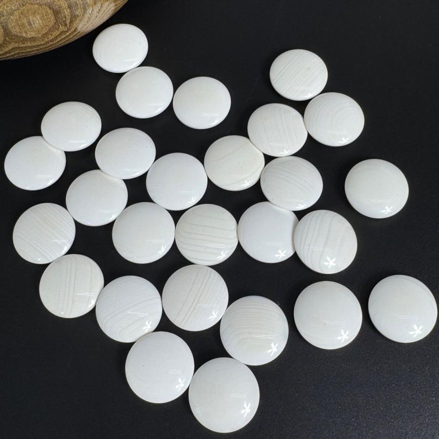 天然本蛤 那智 黒石 碁石 骨董/囲碁/碁笥/碁石/雪印/月印/華印