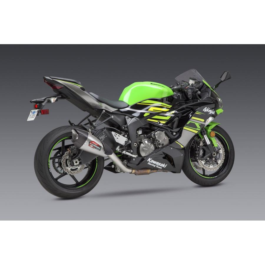 ヨシムラUSA ストリート AT2 ステンレス 3/4 マフラー カワサキ ZX-6R
