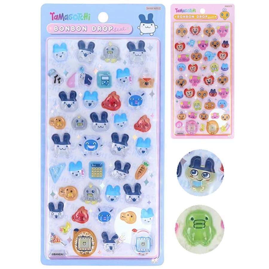 ボンボンドロップシール たまごっち まめっち みみっち めめっち くち