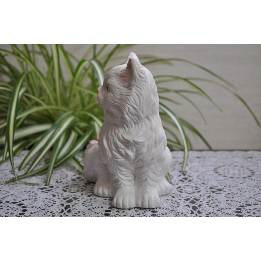 ペルシャ猫 陶器猫 猫置物 置き物 オーナメント・オブジェ