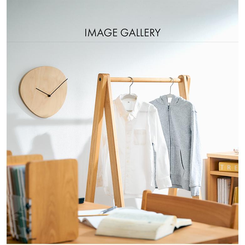 堀田木工所 アルダー無垢材使用 国産 日本製 キッズハンガーラック