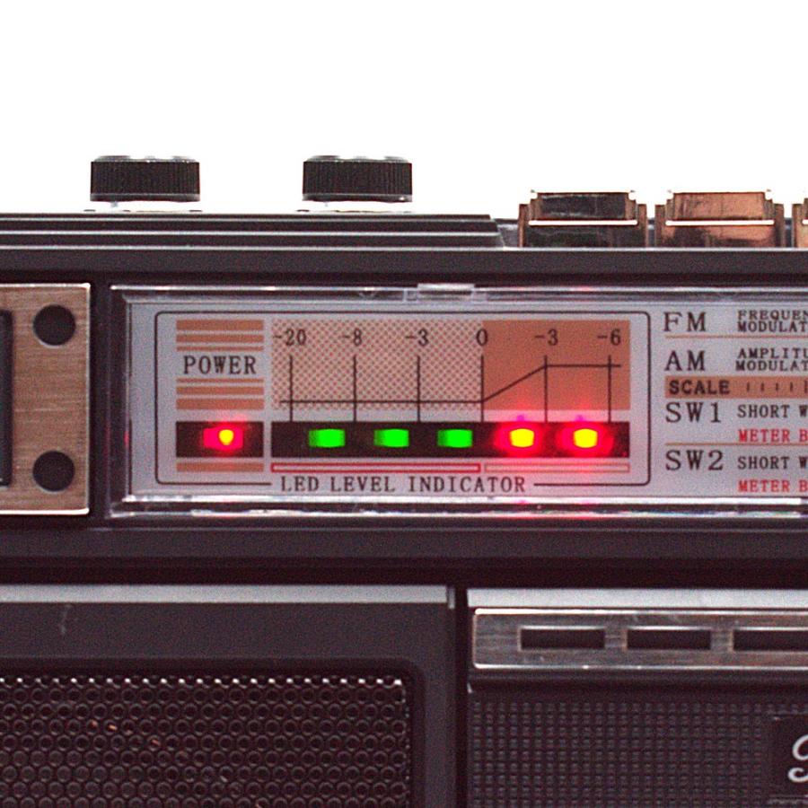 送料無料】レトロ・サウンド ラジオ・カセット・レコーダー RTR-S66