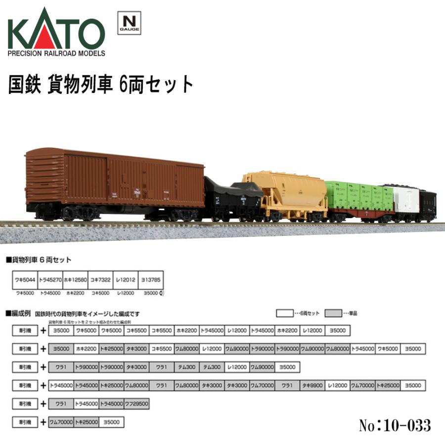 カトー（KATO） 【即納在庫 安心配送】 10-033 KATO 国鉄 貨物列車 6両