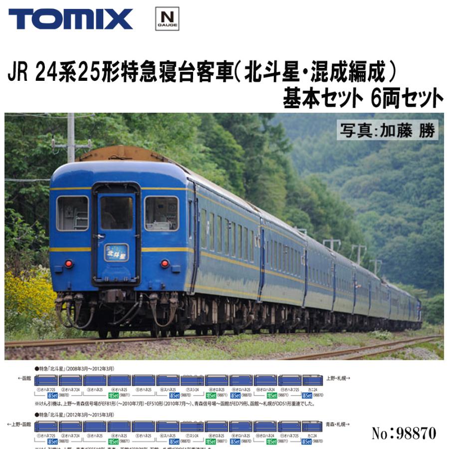 トミックス 【即納在庫品 安心配送】 TOMIX 98870 JR 24系25形特急寝台