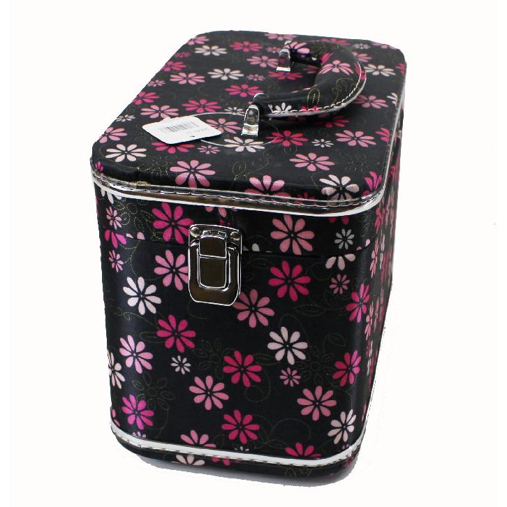 木和田 花柄トレンチケース 6646-01 コスメボックス メイクボックス