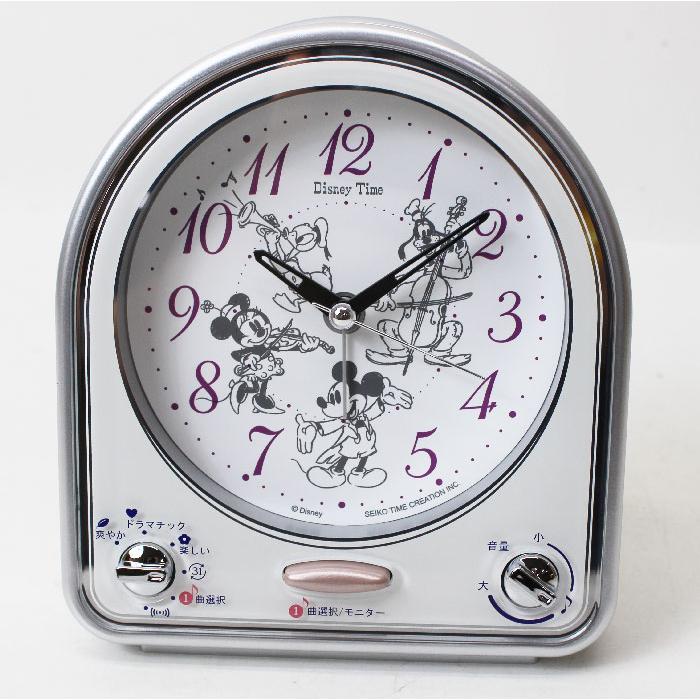 セイコー ディズニーキャラクター目覚まし時計 31曲搭載 FD486S : 木馬