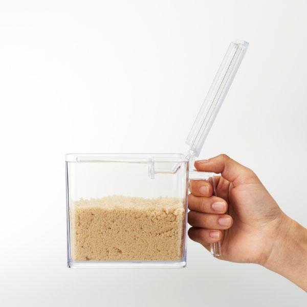 tower 調味料入れ おしゃれ 砂糖 塩 小麦粉 スプーンセット 保存容器