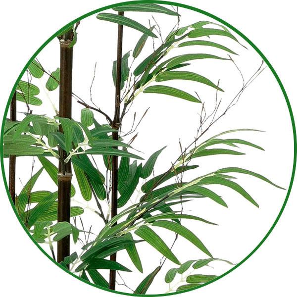 和風 人工観葉植物 フェイクグリーン 光触媒 観葉植物 黒竹（幹/天然