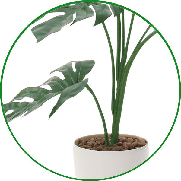 フェイクグリーン 人工観葉植物 光触媒 観葉植物 モンステラ75cm