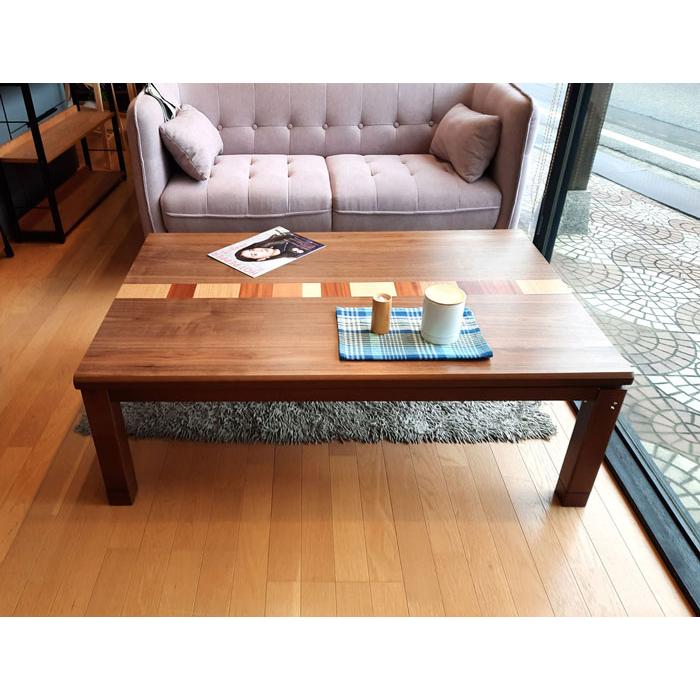協立工芸 こたつ こたつテーブル テーブル 木製 突板 120cm