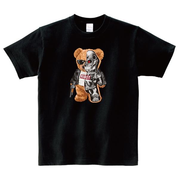 サイボーグクマさん Tシャツ ロボット 熊 おもしろ パロディ 150 160