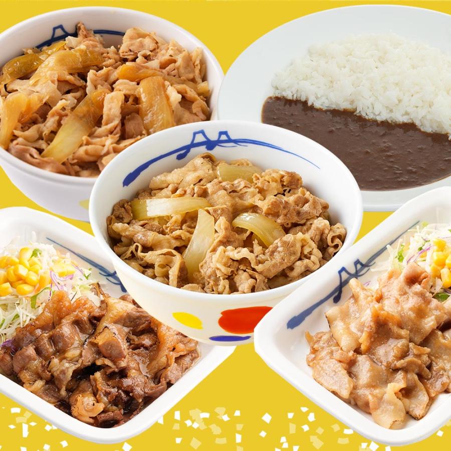 松屋 【松屋】 5種11食 2025年新福袋 ( 冷凍食品 冷凍 牛丼 牛めし 牛