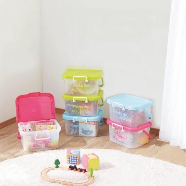 カラーボックス 収納ボックス フタ付き 取っ手付 プラスチック