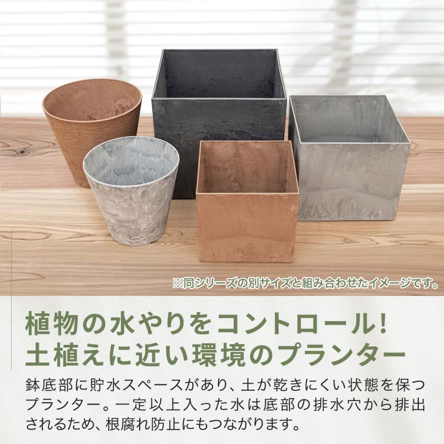 プランター 大型 スリム 直径32cm×29cm 丸 ラウンド プランター