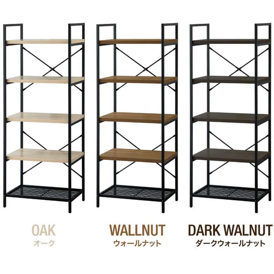 ラック 収納棚 オープンラック アイアンシェルフ 5段 幅60cm 奥行43cm