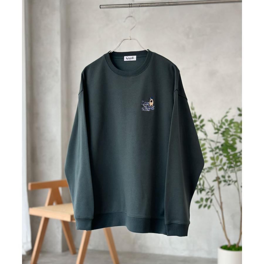 Quash（クアッシュ） トレーナー メンズ 綿混 ユニセックス 動物 イヌ