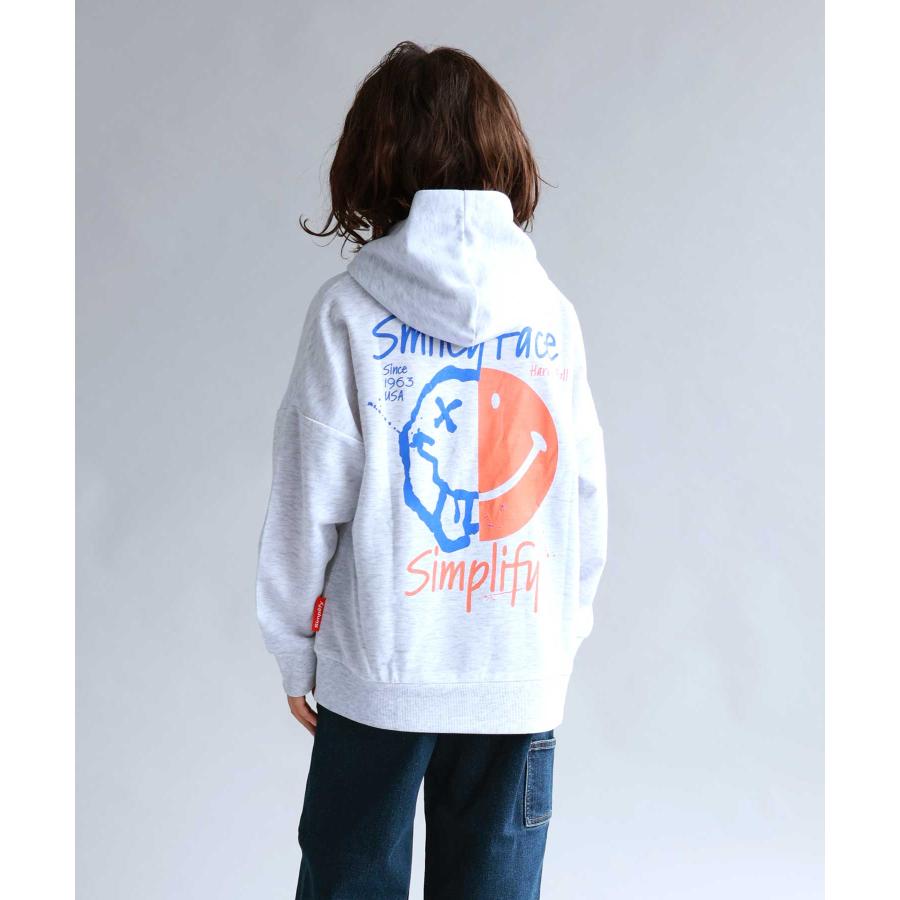 Simplify シンプリファイ スマイリーフェイス パーカー 子供服 男の子
