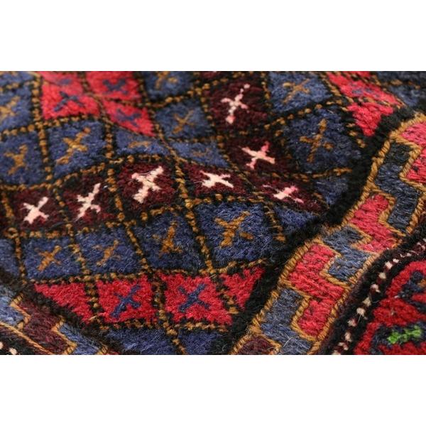 手織りキリム ＆ 絨毯 アフガニスタン産 マシュワニ族作 115×112cm