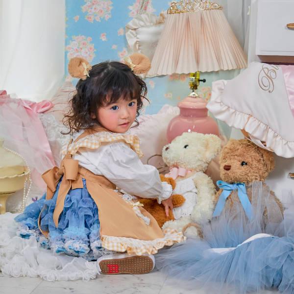 けもみみエプロン テディベア ベビー エプロン クマ 熊 ハロウィン