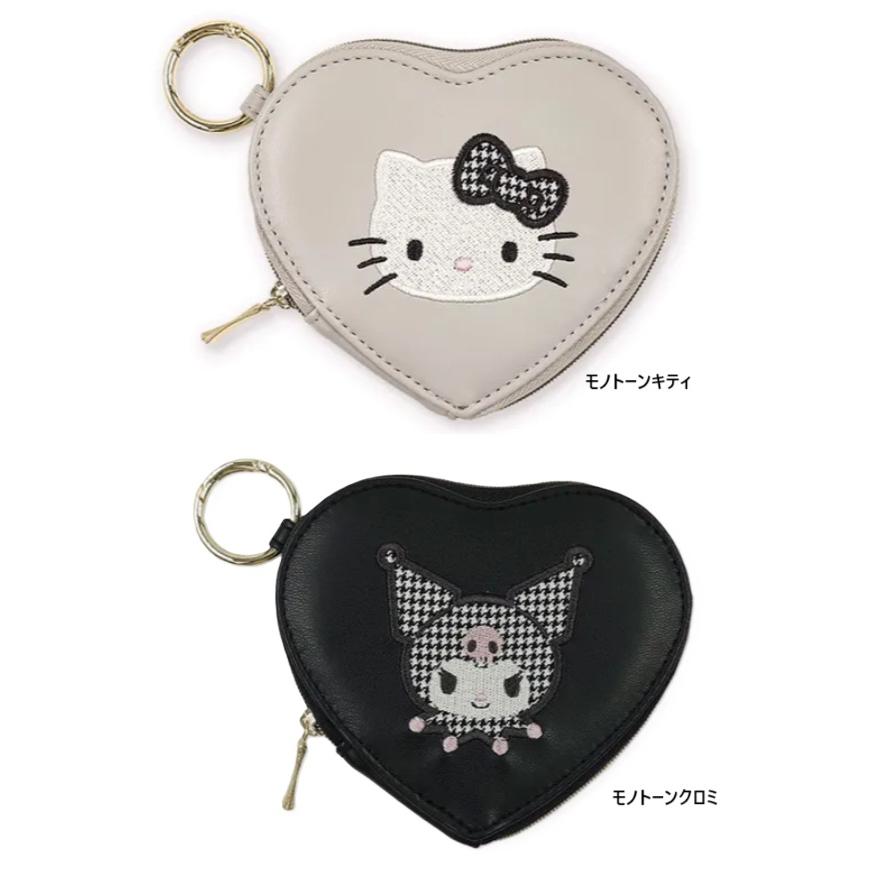 sanrio（サンリオ） ミニハートポーチ モノトーン クロミ キティ