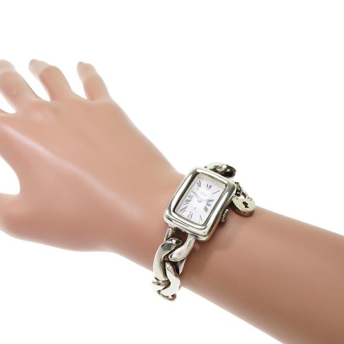 オブレイ・パリ】 ハンドメイド SV 銀 腕時計 シルバー クオーツ