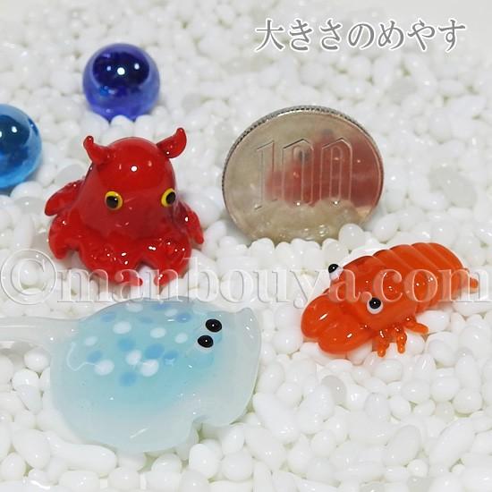 ミニチュア ガラス細工 海の動物 水族館 お土産 グラススクエア