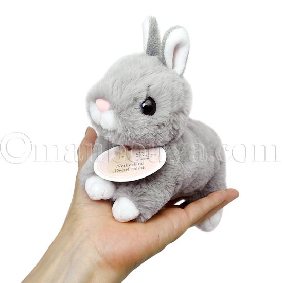うさぎ ぬいぐるみ ふわふわ テイクオフ マロン ネザーランドドワーフ