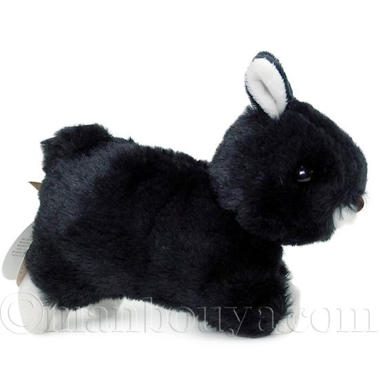 うさぎ ぬいぐるみ 黒 ふわふわ テイクオフ マロン ネザーランド