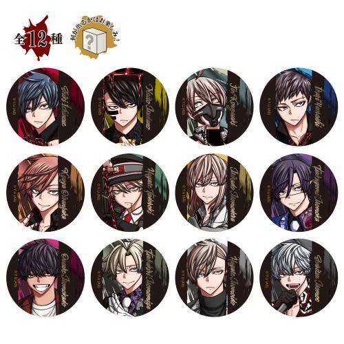 新品 / トレーディングメタリック缶バッジ第2弾:全12種〈桃源暗鬼