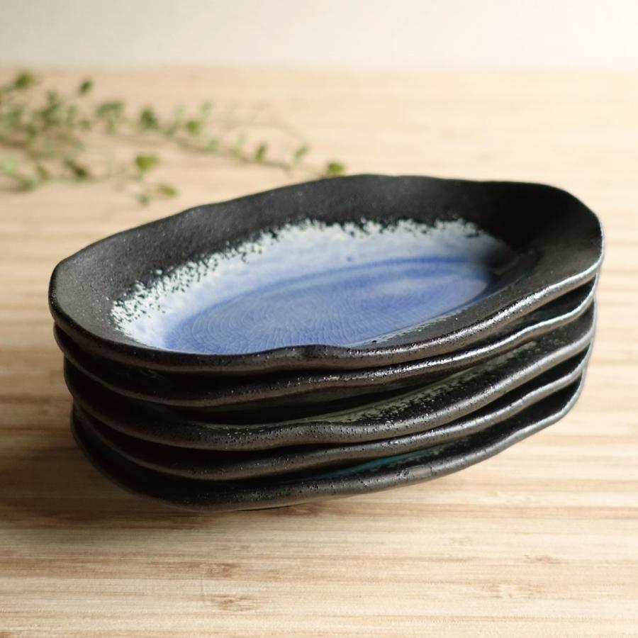 五釉彩 楕円皿 揃い 5枚セット 美濃焼 お皿 5色セット おしゃれ