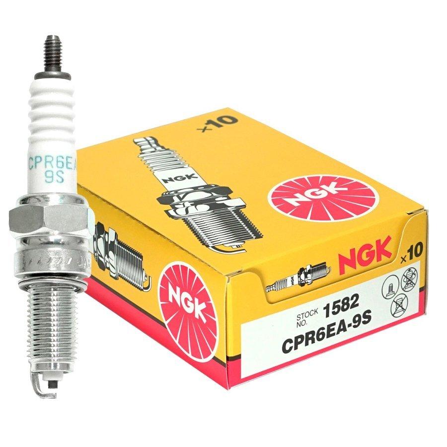 NGK スパークプラグ CPR6EA-9S ネジ 1582 10本 バイク プラグ 点火