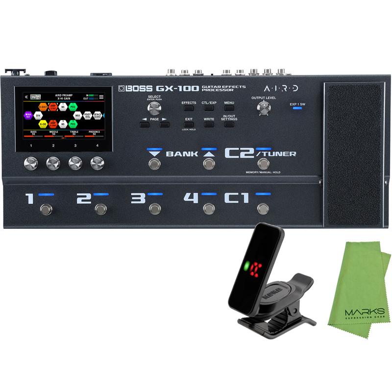 BOSS（ボス） BOSS GX-100 + KORG クリップチューナー PC-2 セット