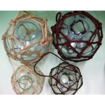 穴あきガラス浮玉NO.07（23cm） ガラス玉 浮き球 : マリンガイド Yahoo