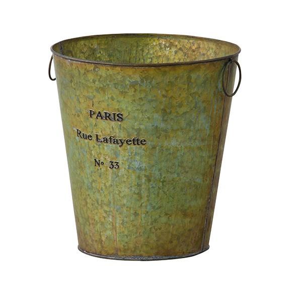 アンティーク調ブリキバケツ風ゴミ箱 Seaux アンティーク風